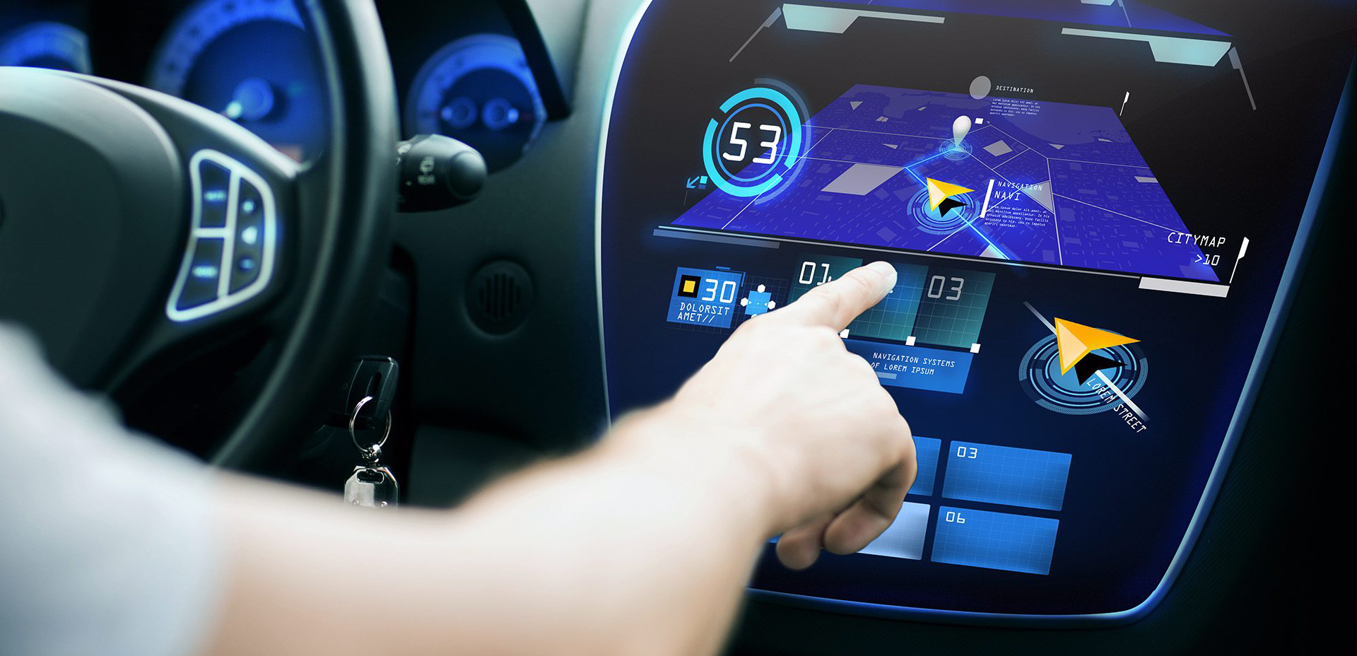 Automotive Lighting Touchscreen